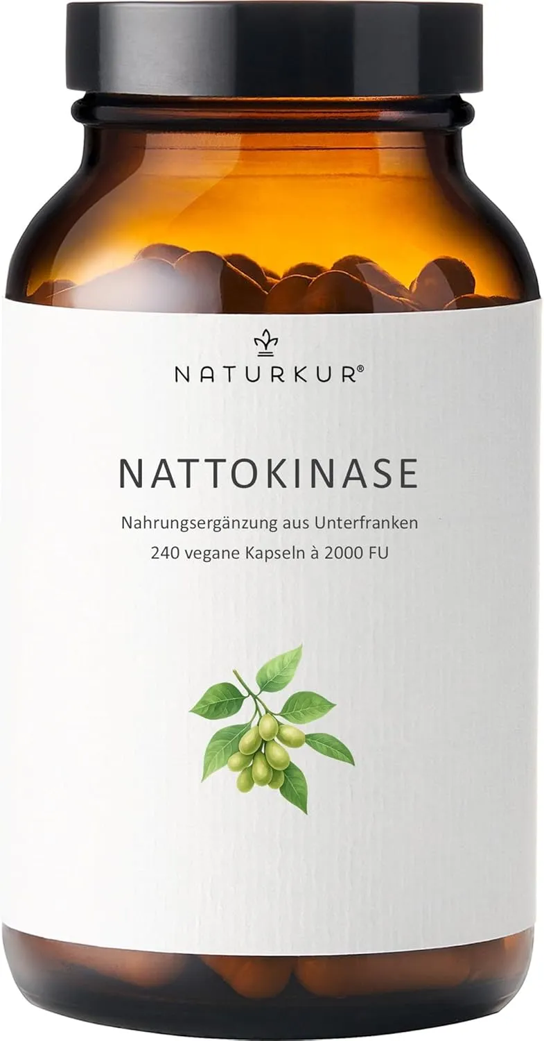 Naturkur® Nattokinase 100 mg (20.000 FU/g) - 240 Kapseln