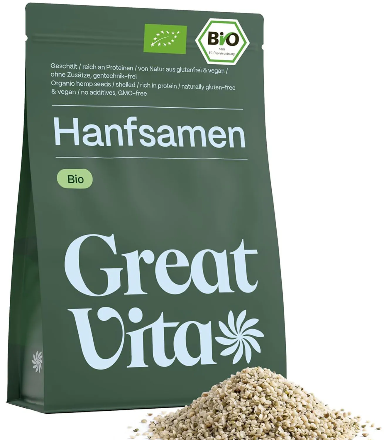 1kg Bio Hanfsamen geschält